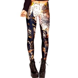 BlackMilk haunted house leggings
